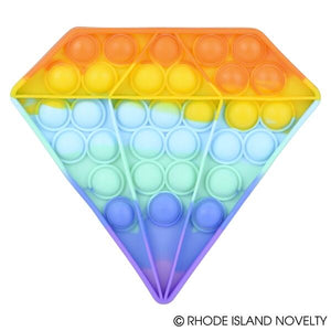 Rainbow Diamond Bubble Popper 6"