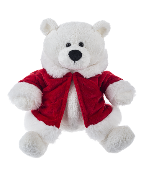 Velvet top teddy bear