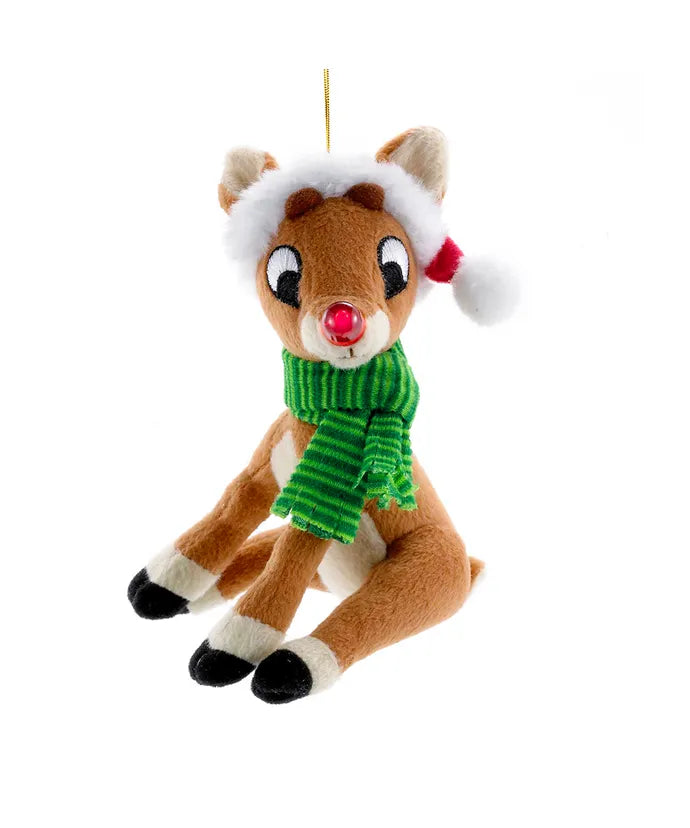 Rudolph The Red Nose Reindeer® Miniature Plush Ornament