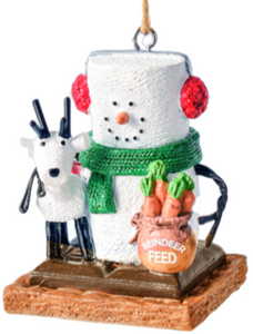 Smore Feeding Reindeer Ornament