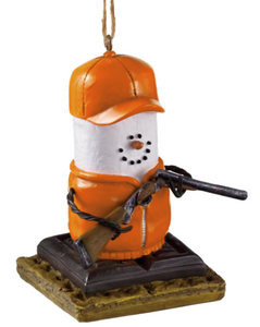 Smore Hunter Ornament with Rifle