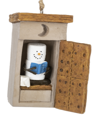 Smore Outhouse Ornament
