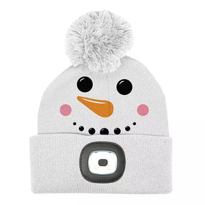 Kids Rechargeable Night Scope Hat-  Snowman