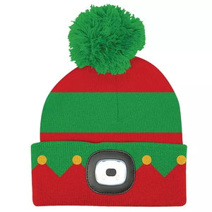 Kids Rechargeable Night Scope Hat-  Red/Green Tree