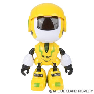 Yellow Mini Light & Sound Robot 5"
